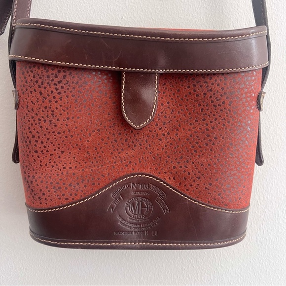 Ghurka No. 103 Crossbody vintage bag very rare redwood sierra and walnut leather - Picture 1 of 14